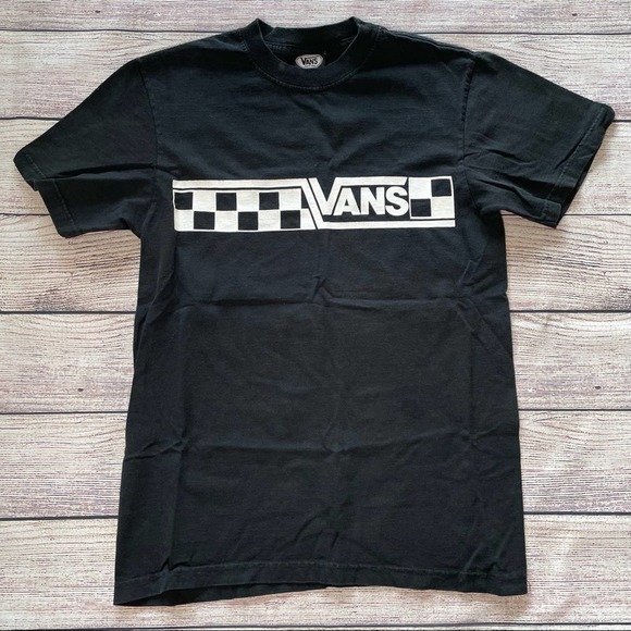 Vans Other - VINTAGE 90s VANS CHECKERBOARD T-SHIRT - S